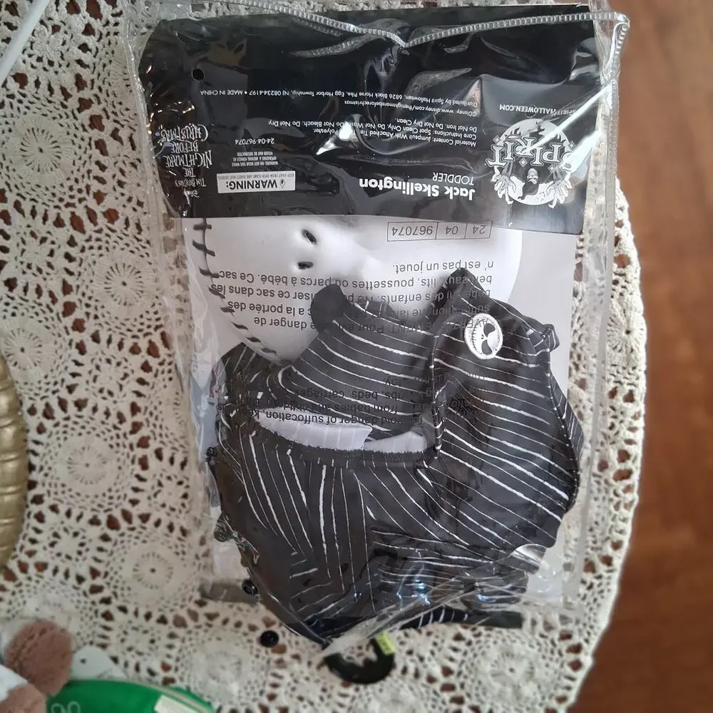 Spirit Halloween Jack Skellington costume 3t 4t  Nightmare Before Christmas